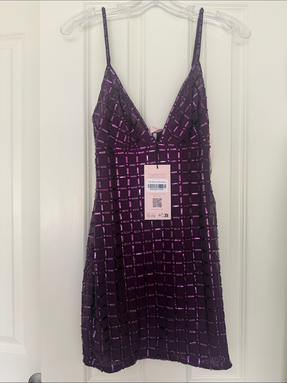 Oh Polly Dress in Deep Purple